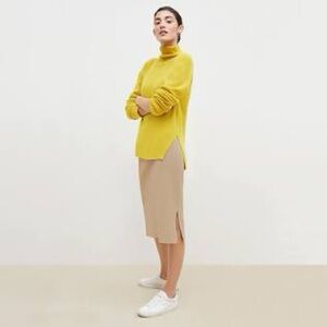 NWT MM Lafleur Harlem Skirt in Latte